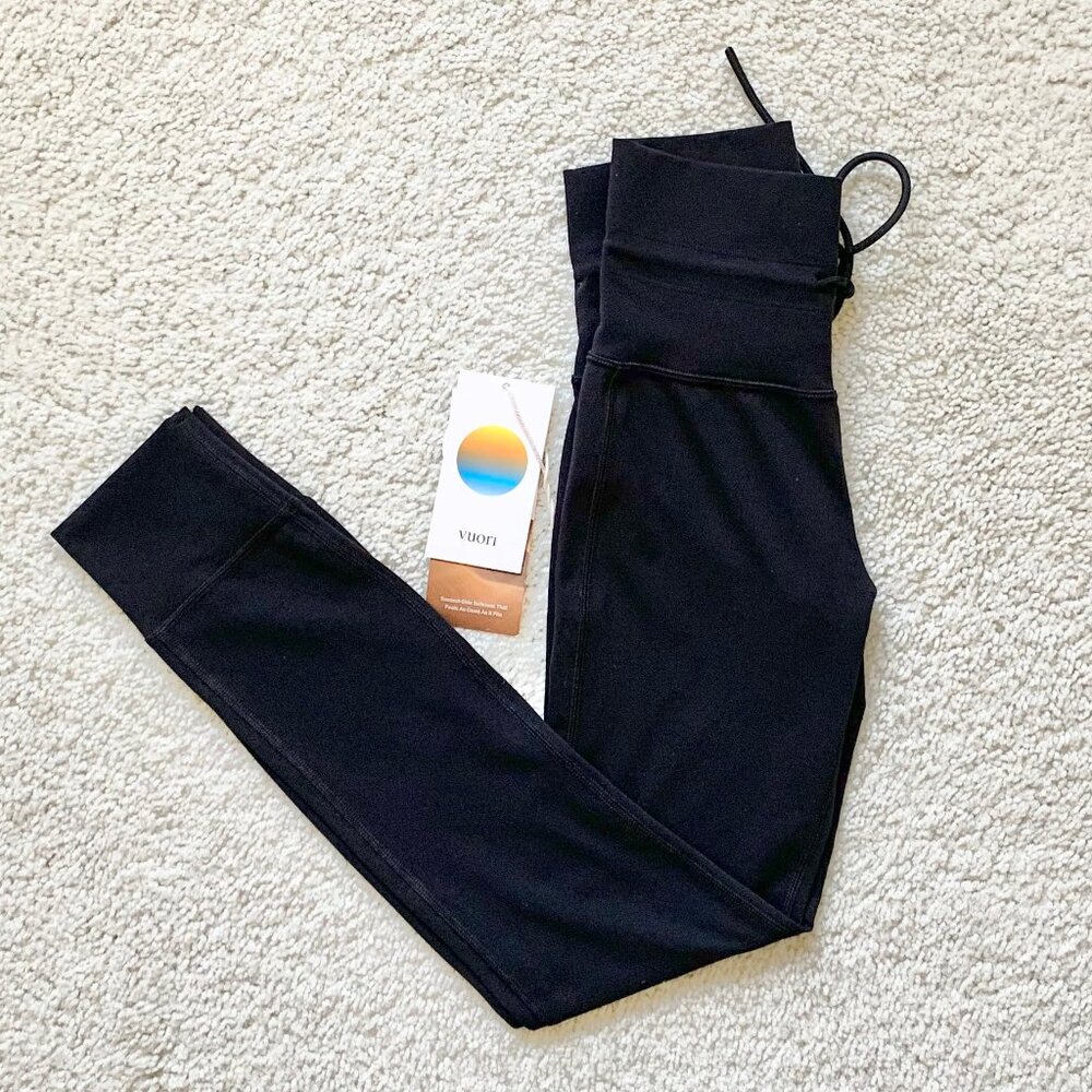 NWT Vuori Daily Legging, High Rise 7/8 Length, XXS, Black - Picture 4 of 14